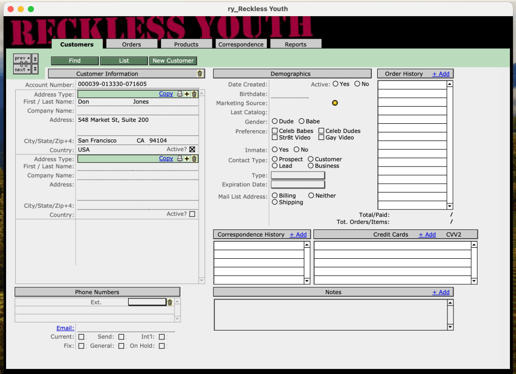 Data Management System